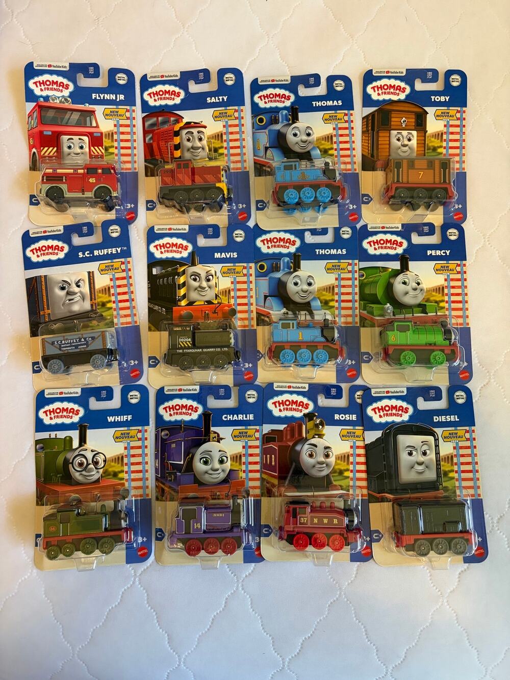 Thomas and Friends Metal collection 2026 Lot of 12 Train Cars NEW Whiff Mavis +